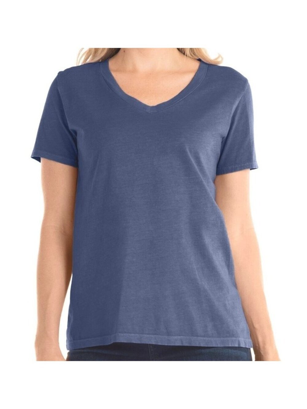 NWT TurboDry Women's S Blue V-Neck Short Sleeve Performance T-Shirt i2123